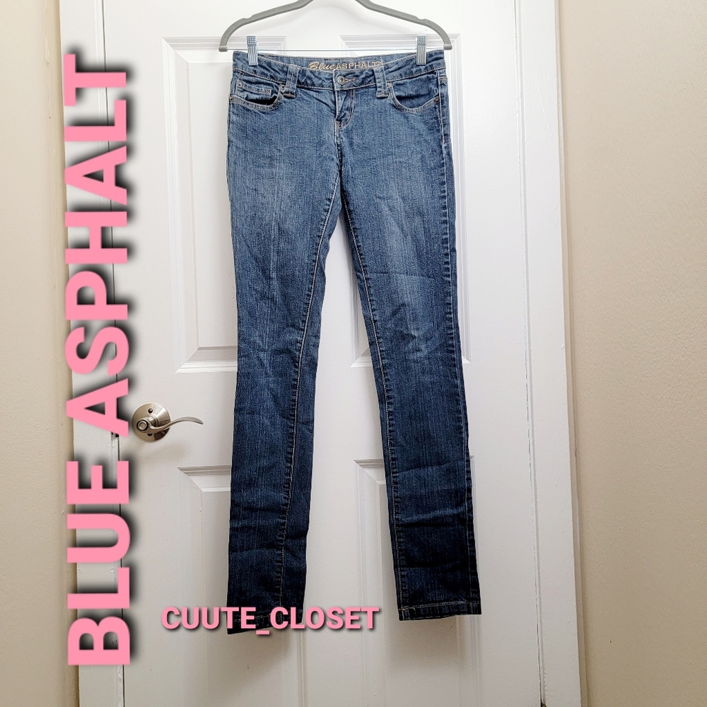 Blue Asphalt skinny denim juniors jeans